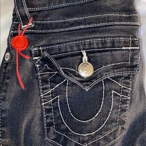 Black true religion jeans
